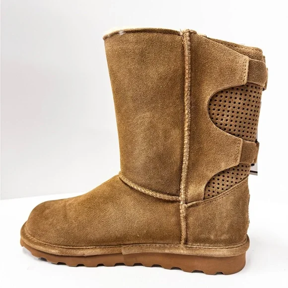 BearPaw Women’s Winter Boot (11 inch Tall), Clara Wide, Hickory, size 9 - New - Picture 2 of 7